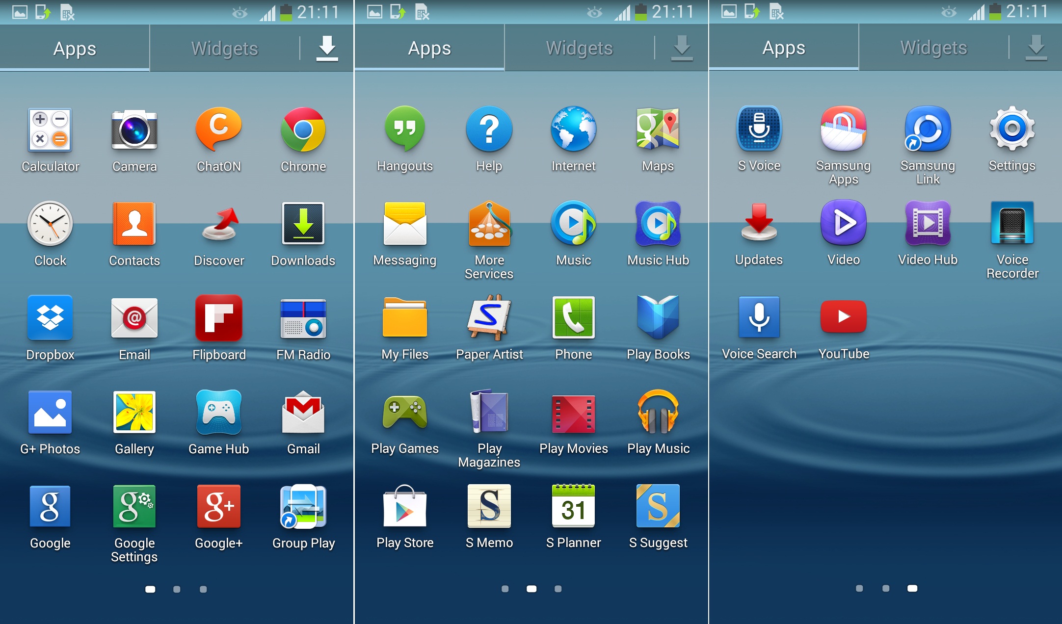 Samsung Galaxy s3 приложение