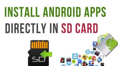Apps on SD card