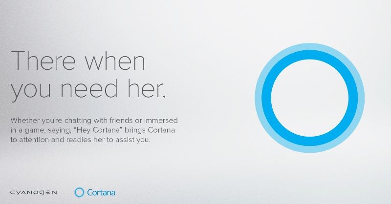 Cyanogen Cortana 2