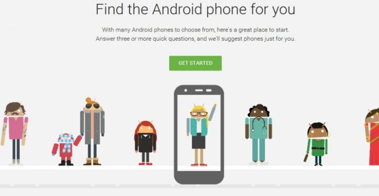 Google Phone Selection Tool