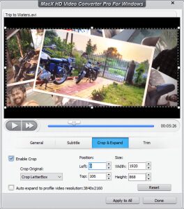 MacX Video Converter Pro Editing 1