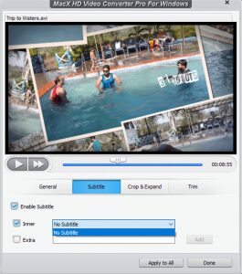 MacX Video Converter Pro Editing 3
