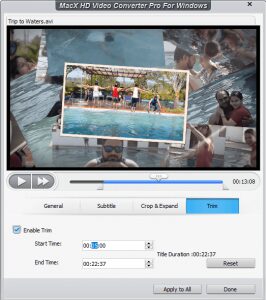MacX Video Converter Pro Editing 4