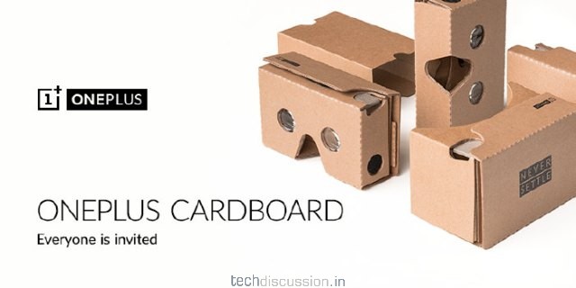 OnePlus 2 VR Cardboards