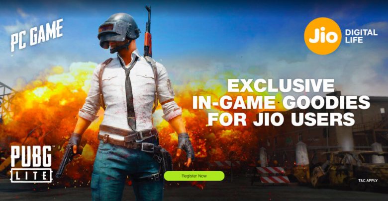 PUBG Lite and Jio Offer and registeration
