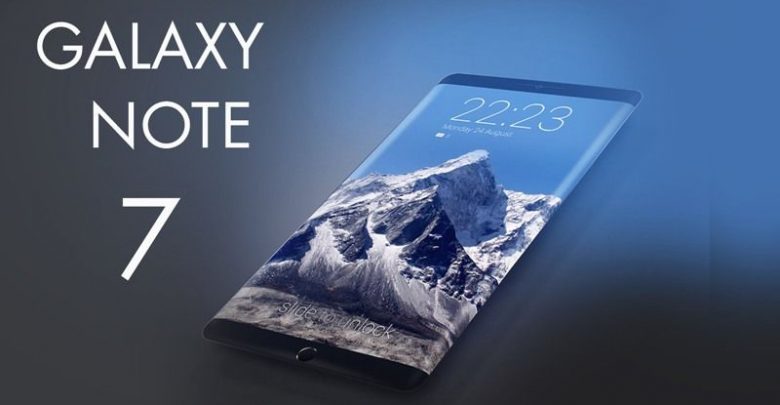 Samsung Galaxy Note 7 Concept