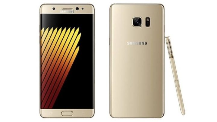 Samsung Galaxy Note7 Gold